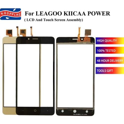 KOSPPLHZ For LEAGOO KIICAA POWER Touch Screen Glass 100% Guarantee New Glass Panel Touch Screen For LEAGOO P1 Touch Screen Part