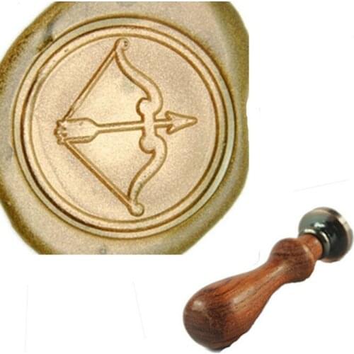 Archery Seal Wax Kit,Vintage Wax Badge Seal Stamp Kit Wax Set Tool Gift,custom