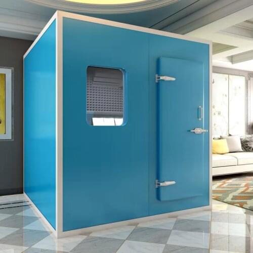 【Global Delivery】5x5ft Aluminum plastic Panel sound-proof Vocal Booth room Modular Detachable host studio Vocal Booth