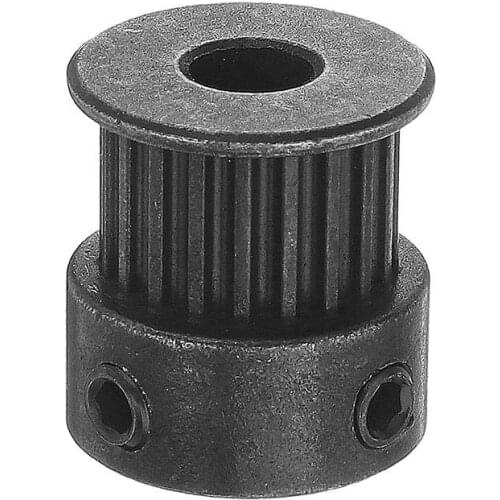 2pcs High qualtity Black 2GT 20 Teeth Aluminum Timing Pulley Wheel 2gt Bore 5mm upgrade for Ender-3/3S/pro CR20 3D Printer parts