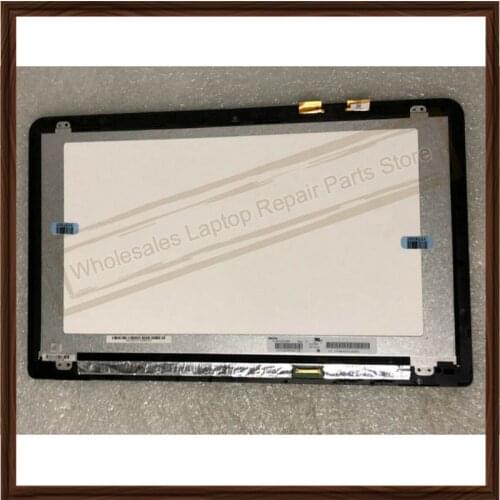 15.6" For HP Pavilion x360 15-BK Series Laptop LCD Touch Screen Digitizer assembly FHD 1920X1080 862643-001 With Frame