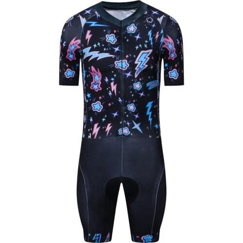 2020 Cycling Jumpsuit Men Summer Outdoor Body Triathlon Cycling Jersey Set MTB Bike Skinsuit Sports Suit Cycling Clothes