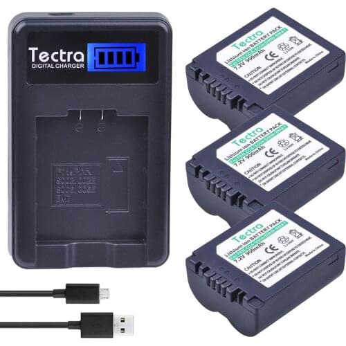 3 x CGA-S006 S006 S006A DMW-BMA7 DMW BMA7 Battery + LCD USB Charger for Panasonic DMC FZ7 FZ8 FZ18 FZ28 FZ30 FZ35 FZ38 FZ50