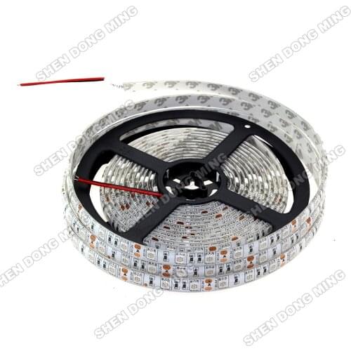 5M/lot 5050 led strip light 300LEDS DC12V flexible neon light waterproof IP65 60led/M LED Flexible ribbon
