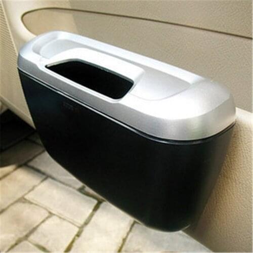 Car trash bin Garbage Dust Case Box Car Storage Case Car Storage Case Clamp Sticker trash can car accessories