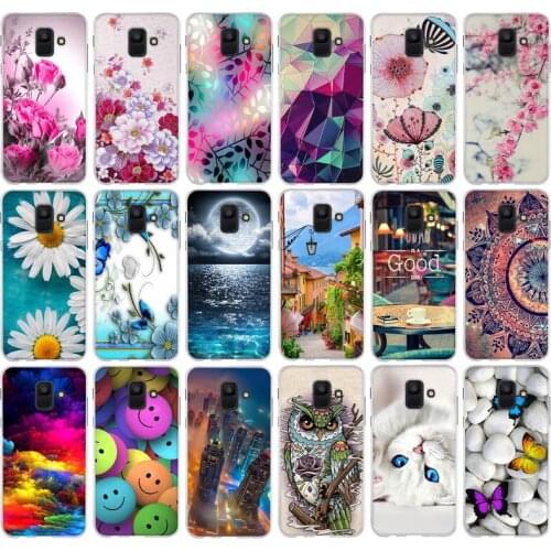 Case For Samsung Galaxy A6 2018 Case Soft Silicone 3D Relief Thin TPU Phone Cases Cover For Samsung Galaxy A6 2018 Phone Bags