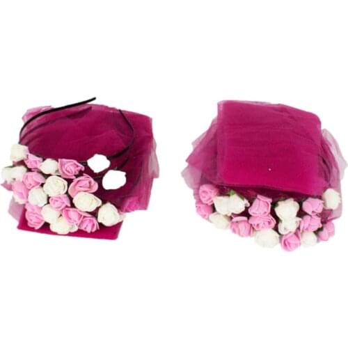Henna Night Bridesmaid Crown henna Petals Fuchsia 10 Pcs henna Supplies henna хна для бровей henna powder плетка
