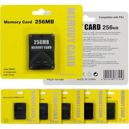 For Playstation 2 Extended Card Memory Card Save Game Data Stick Module For Sony PS2 SD card 8M/16M/32M/64M/128M/256M