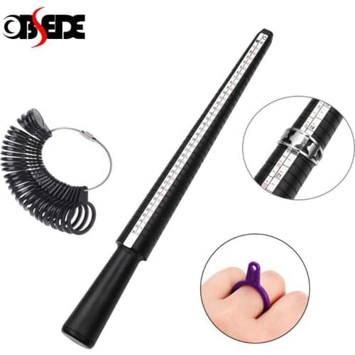 Finger Ring Stick Sizer UK/US Official Measurement Tools For DIY Professiona Jewelry Measuring Gauge Tools Set