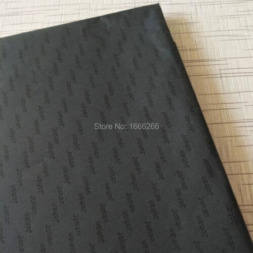 RFID Blocking fabric Conductive fabric use for shielding wall All black color with letter