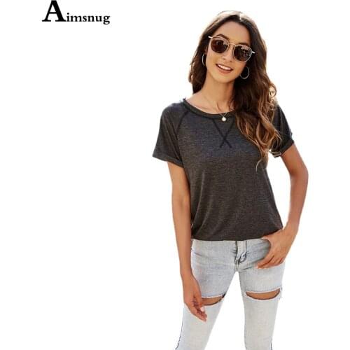 Fashion 2021 Womens Tops Streetwear Casual T-shirt Model Round Neck Womens Clothing 2021 Summer New Patchwork Tees shirt Femme