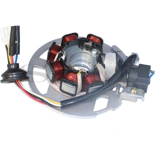 Motorcycle scooter inner rotor kit ignition stator magneto coil XH90 TB50 AX100 for 2 stroke parts in 7 pole