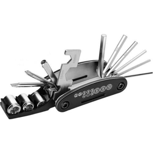 16 in 1 Bicycle Tools Sets Mountain Bike Bicycle Multi Repair Tool Kit Hex Spoke Wrench Mountain Cycle Screwdriver Tool