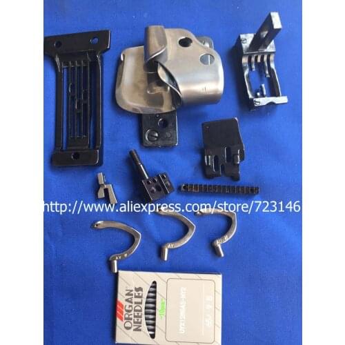 NO:2 11 pcs MADE IN JAPAN GAUGE SET JUKI UNION SPECIAL 35800 (LOPER NEEDLE THROAT NEEDLE PRESSER FOOT NEEDLE CLAMP FEED DOG)