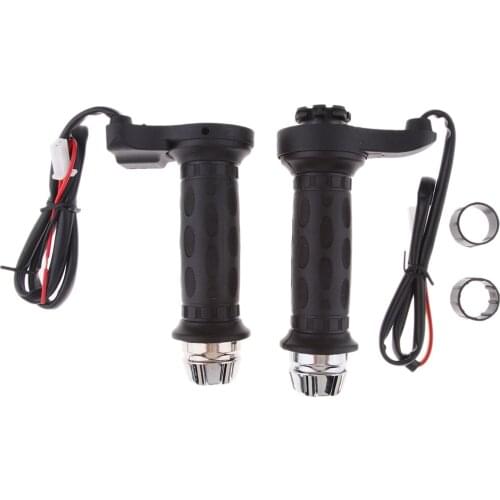 Motorcycle Electric Heated Hand Grips 7/8" Handlebar Warmers Heater