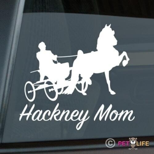 Hakney Mom Sticker Die Cut Vinyl Ver 2 computerriage Horse computer decal