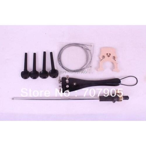 New Cello parts,bridge tuner peg string endpin tailpiece tail gut string #E27-1