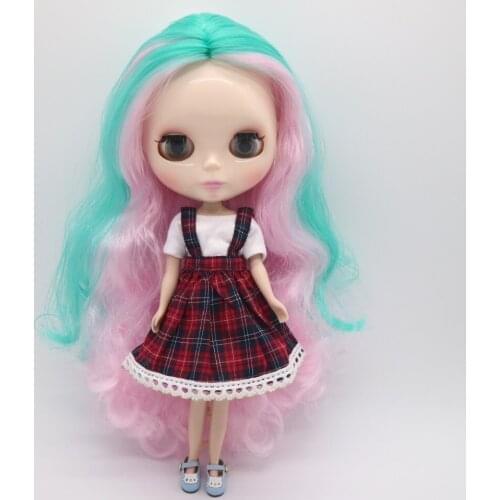 Nude blyth dolls Multicolored hair Factory doll Fashion doll Suitable For DIY Change BJD Toy For Girls 7788