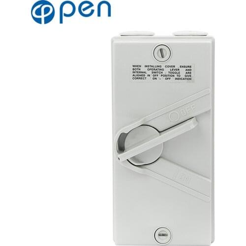 OPEN IP66 3 poles Weatherproof isolating switch 1P/2P/3P/4P outdoor Switch