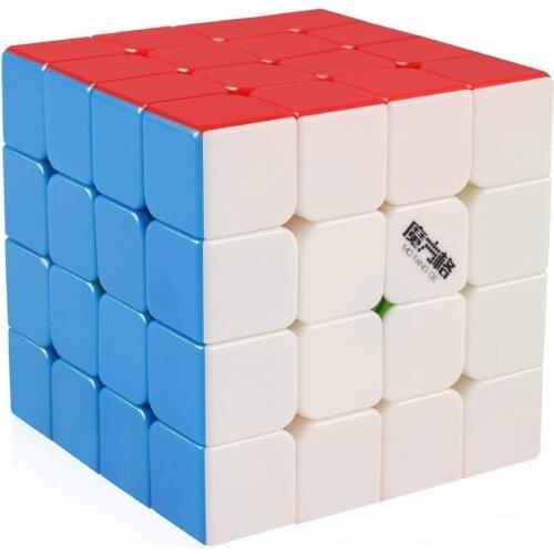 Qiyi Wuque Stickerless 4x4 Speed Cube 4x4x4 Magic Cube Puzzle 62mm Twist Safe ABS Ultra-Smooth Professional Contest Toy Gift