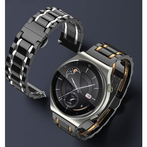 Luxury Ceramic strap for HUAWEI Watch GT 2 Pro Band Bracelet for Watch GT 2e GT2 42mm 46mm &Honor GS Pro Watchband Strap