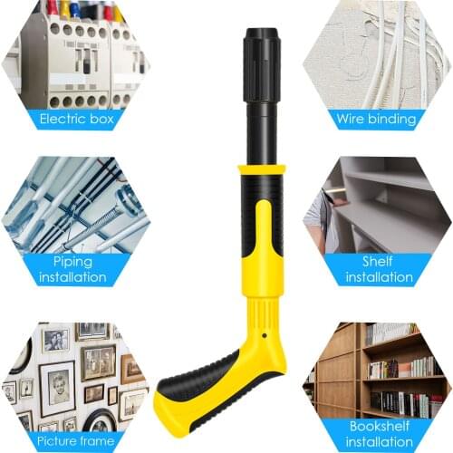 Rivet Machine Manual Rivet Nut Gun Multi-function Concrete Steel Wall Anchor Nailing Tools Soak Nail Machine Hand Riveting Tool