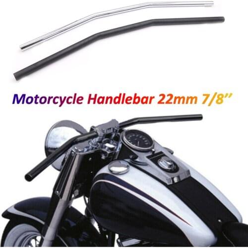 Retro Motorcycle Handlebar 22mm Steering Wheel for Honda CG 125 Suzuki GN 125 Bobber Chopper Tracker Cafe Racer Vintage Bikes