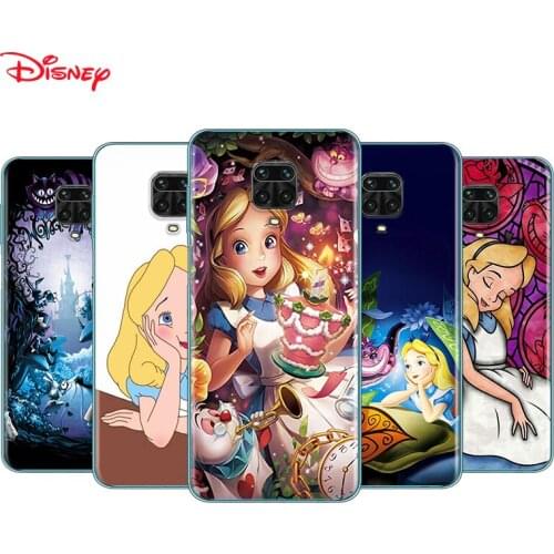 Silicone Cover Princess Alice Disney For Xiaomi Redmi Note 10 10S 9 9S Pro Max 9T 8T 8 7 6 5 Pro 5A Phone Case