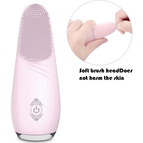 Facial massage silicone soft brush vibration of different frequencies can massage the whole body female vibration toy