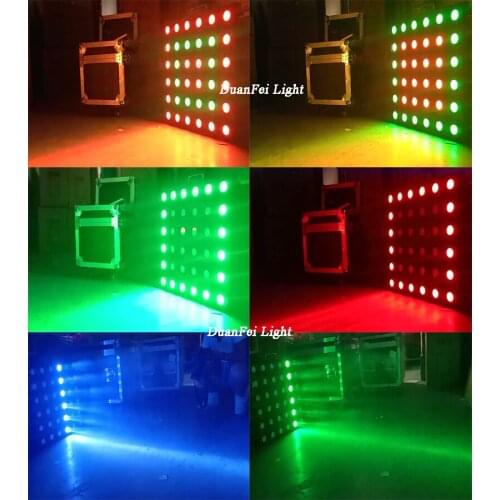 1pcs led rgb blinder light pixel effect 36x5w 3in1 rgb matrix led lyre stage back drop for disco club bar