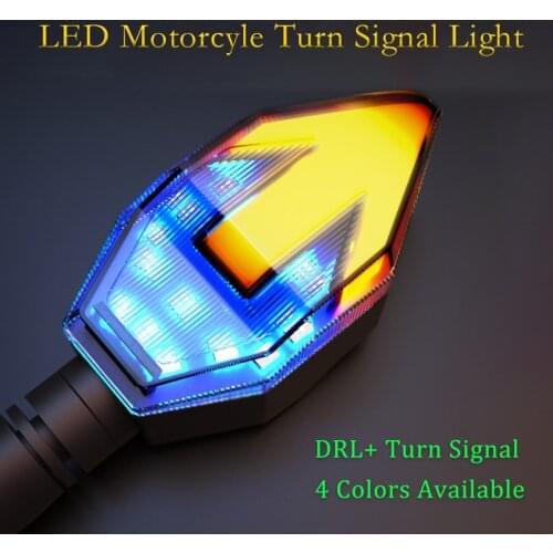 2pcs Motorcycle Turn Signal LED Indicator Motorbike Bright Lights for Honda Harley Yamha Hayabusa Suzuki BMW Triumph KTM