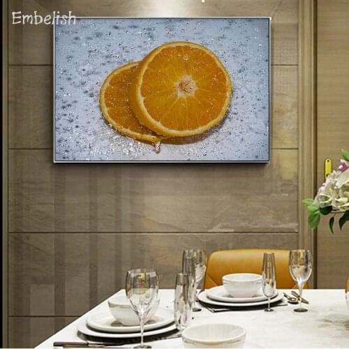 Embelish 1 Pieces Hot 2 Pieces Lemon Fruits Wall Art Posters For Kitchen Home Decor Living Room HD Canvas Paintings Pictures