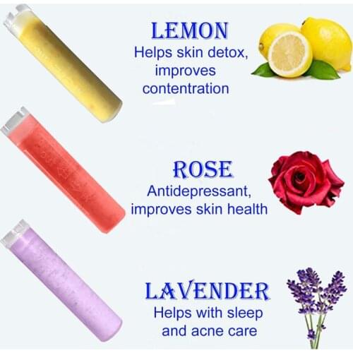 ZhangJi handhold Lemon Rose Lavender cartridge Filter Aroma scent filter replacement shower head water saving skin care shower