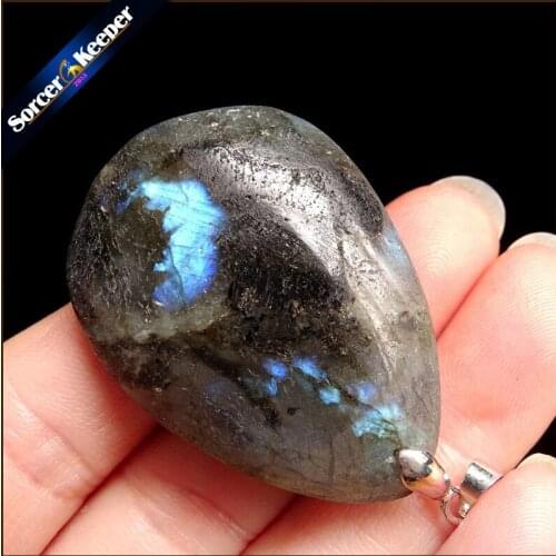 Women & Men Fashion Jewelry Pendants Necklaces With Chain Wholesale Labradorite Moonstone Quartz Stone Colares Femininos YS490