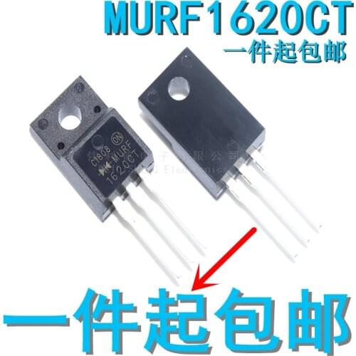 10PCS/LOT MURF1620CT MURF1620 1620CT Fast-Recovery Diode TO-220F New off-the-Shelf
