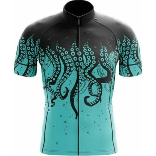 Octopus 2021 Cycling Jerseys Summer Short Sleeve MTB Tops Cycling Shirt Ropa Maillot Corta Mangas Ciclismo Racing Clothes