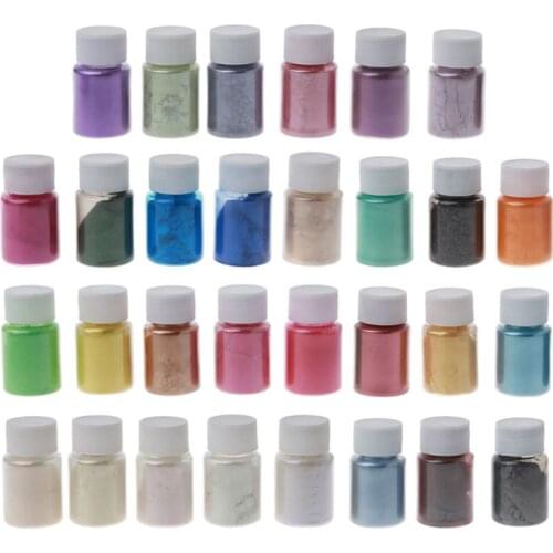 56 Colors Acrylic powder Cosmetic Grade Pearlescent Natural Mica Mineral Powder Epoxy Resin Dye Pearl Pigment