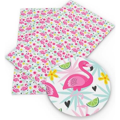 David accessories 20*33cm Brid Summer Leaf Tree Faux Leather Fabric DIY Bows Bag Shoes Synthetic Leather Materials,c7155