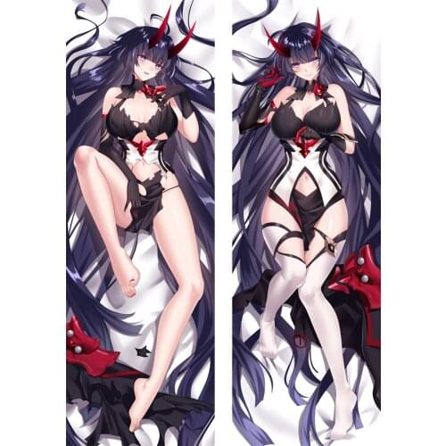 Animation game MmiHoYo picture 01#, sexy girl 3D double sided throw pillow / pillow case