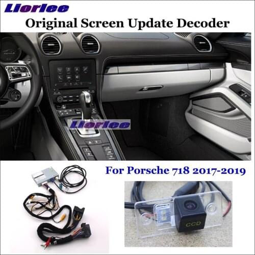 Car Rear Front Reverse Parking Camera For Porsche Cayenne Macan Panamera 982 718 991 911 2017-2020 Backup Camera HD CCD Decoder