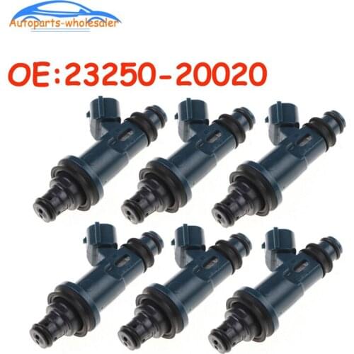 6 pcs/lot Car For Toyota Lexus 23250-20020 2325020020 23209-20020 High Quality Fuel Injector Auto Parts