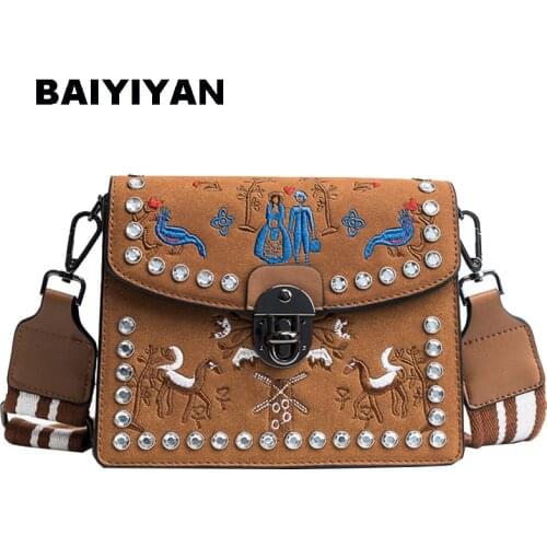 BAIYIYAN Women's Bags With Embroidery