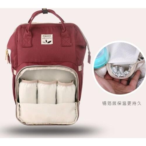 Large diaper bag with a variety colors , extra big size in 40 cm * 22 cm * 10cm