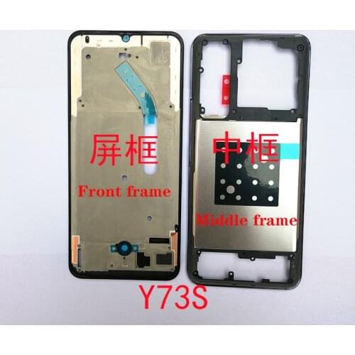 Front lcd screen middle bezel Housing Case for Vivo Y73s