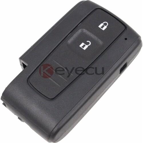 KEYECU New Remote Key Shell Case Fob 2 Button for Toyota Avenis Crown Pruis Verso RAV4