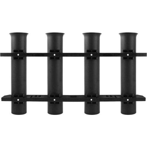 Boat Yacht Rod Holder 3 Tube ABS Material Fishing Rod Holder Fishing Rod Storage Holder Pole Tube For Marine Boat Yacht Kayak