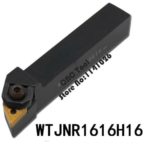 WTJNR1616H16/WTJNL1616H16 CNC turning tool holder,lathe External tool,indexable cutting tool for TNMG160404/08 Inserts Holder