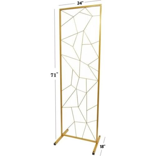 Express shipping Geometric lines wedding backdrop floor stand wedding arch