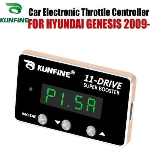 KUNFINE Car Electronic Throttle Controller Racing Accelerator Potent Booster For HYUNDAI GENESIS 2009-After Tuning Parts