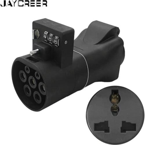 JayCreer Female Conversion Socket With Lock For IEC62196 EV Charger Pile ,Scooter etc